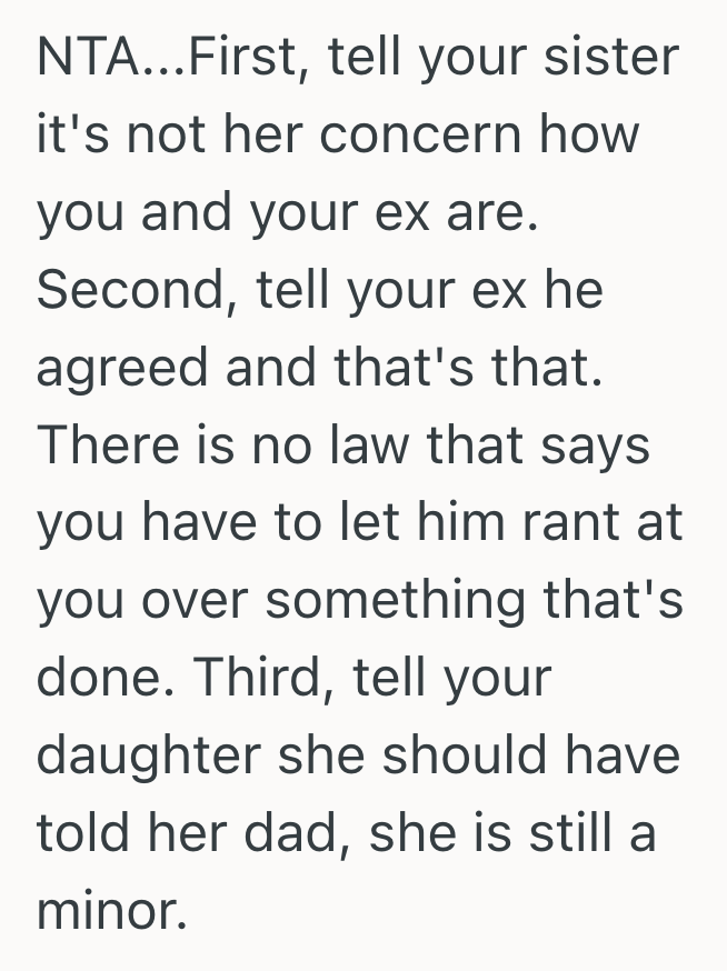 Screenshot 2025 05 29 at 9.32.43 PM Her Ex Promised Their Teen Daughter She Could Get A Piercing, But When He Changed His Mind, The Mom Refused To Take The Blame For His Broken Promise